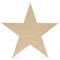 Wooden Star Cutout, Multiple Sizes Available, Unfinished, July 4 & Year Round Crafts | Woodpeckers